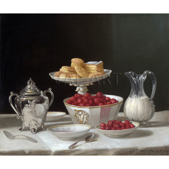 РЕПРОДУКЦИИ НА КАРТИНИ Натюрморт с десерт (1855)